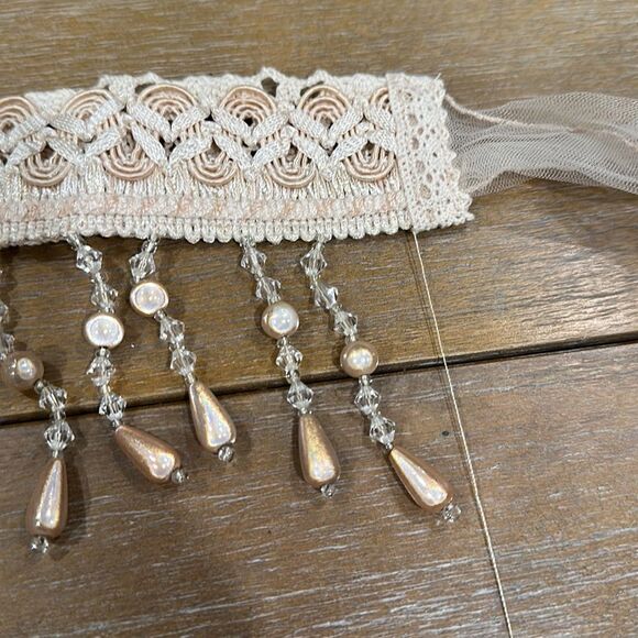 Free People x Curried Myrrh Mavis Soft Beaded Headband - Rare - Picture 11 of 12